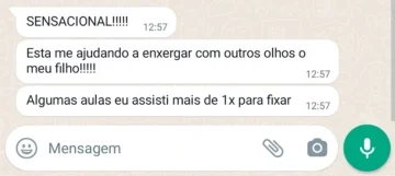 Depoimento de professora sobre o método